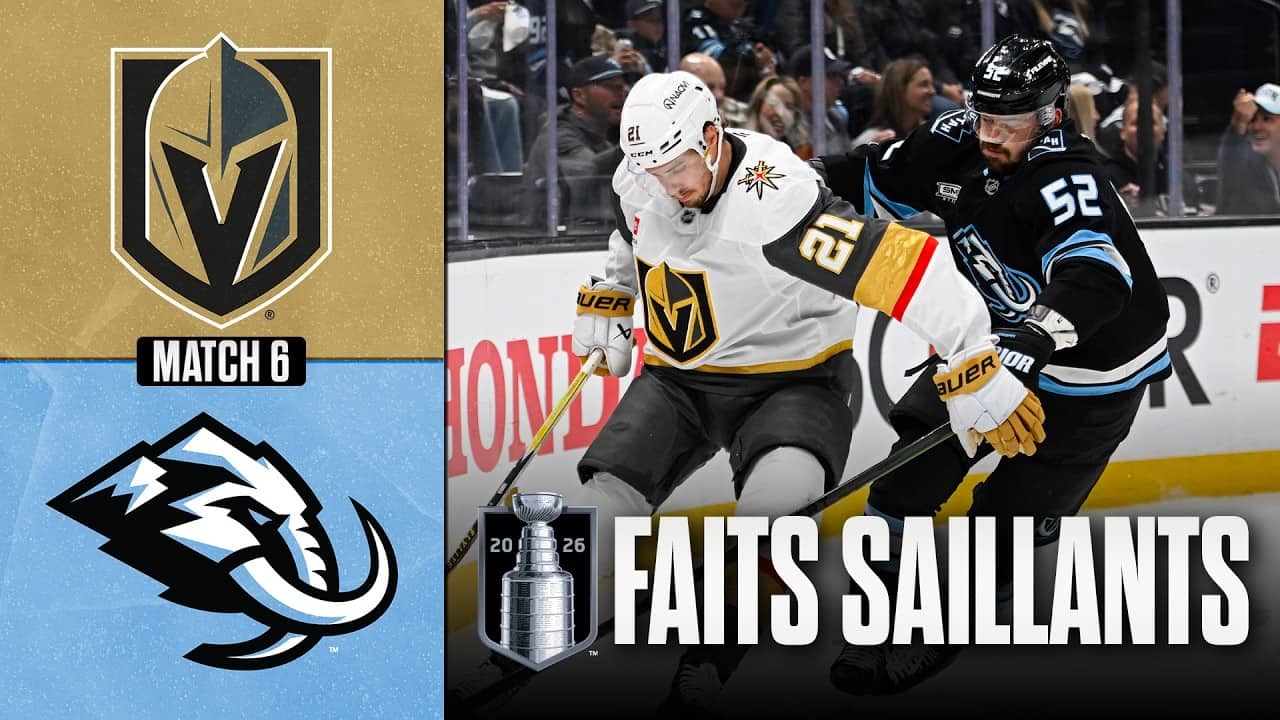 Golden Knights vs Mammoth, match no 6 | 01/05/26 | Faits saillants