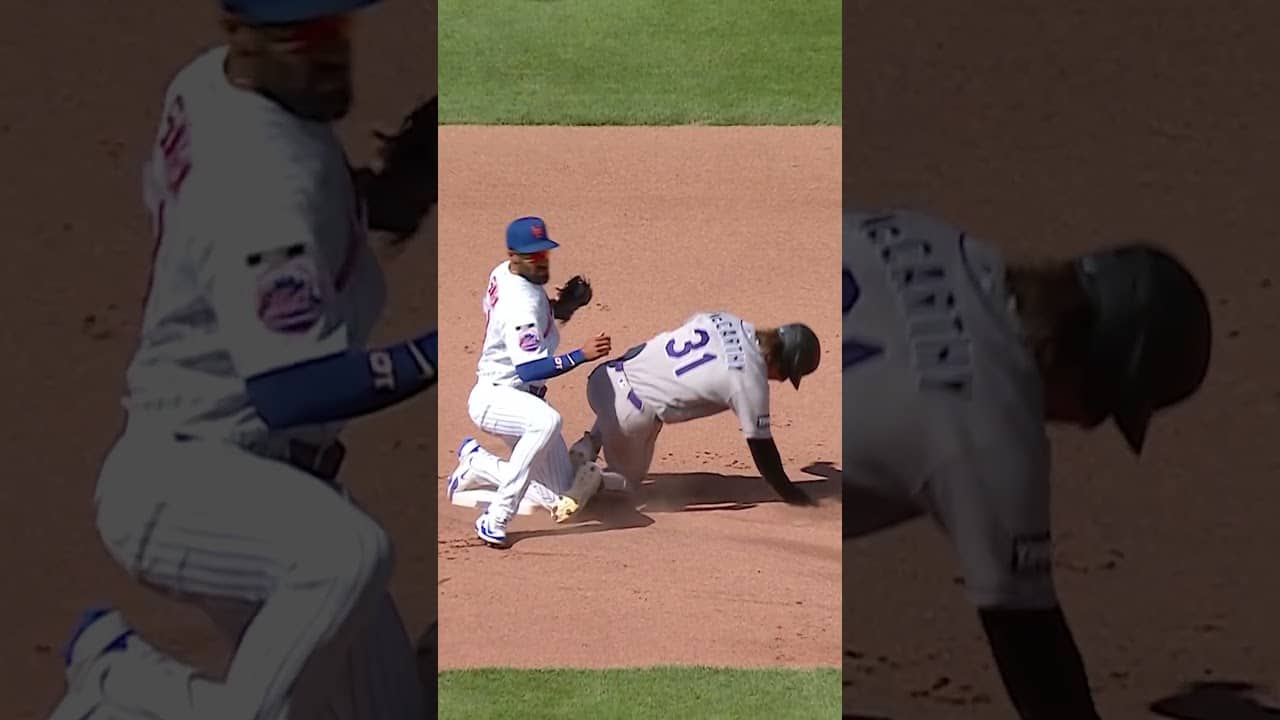 Luis Torrens catches the runner stealing 👏 #mlb #baseball #nymets