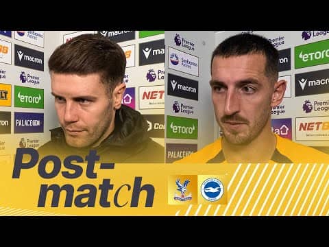 POST-MATCH | Hurzeler And Dunk | Crystal Palace v Brighton