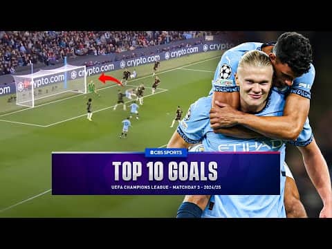 UCL Top 10 Goals of Matchday 3 - 2024/25 | CBS Sports Golazo