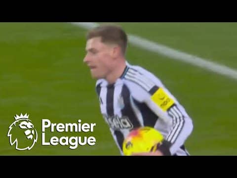 Harvey Barnes smashes Newcastle level with Leeds | Premier League | NBC Sports