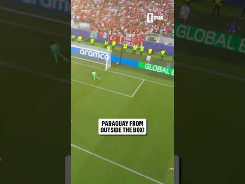 Pin-point accuracy on Galarza's golazo for Paraguay 🎯