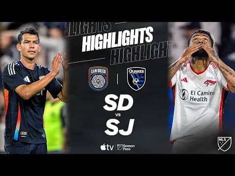 San Diego FC vs. San Jose Earthquakes | Full Match Highlights