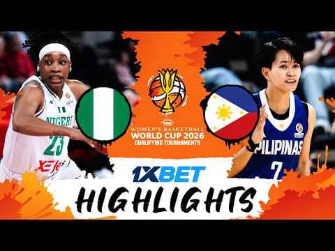 Nigeria 🇳🇬 v Philippines 🇵🇭 | Highlights | #FIBAWWC 2026 Qualifying Tournament