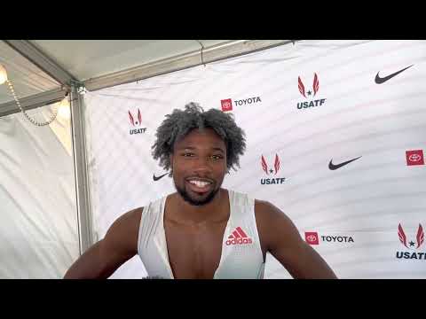 Noah Lyles cancelled dinner plans when he heard about Erriyon Knighton’s 19.49