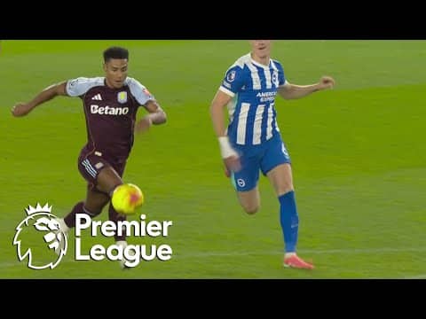 Ollie Watkins blasts Aston Villa level at 2-2 with Brighton | Premier League | NBC Sports
