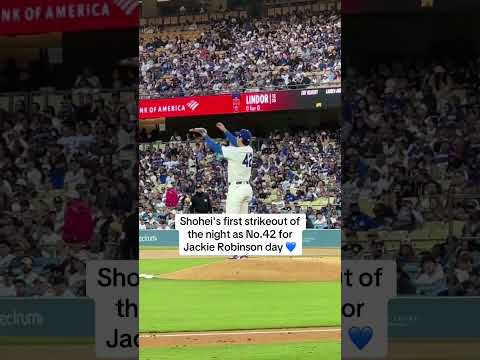 Shohei’s first K of the night 💪