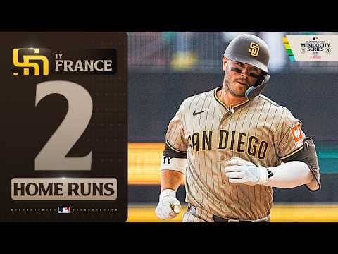 Ty France homers twice for the Padres in a comeback win in the Mexico City Series! 👏 MLB Highlights