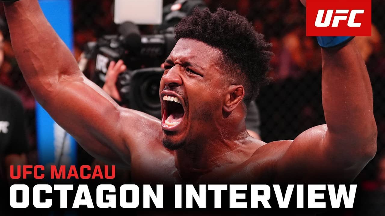 Alonzo Menifield Octagon Interview | UFC Macau