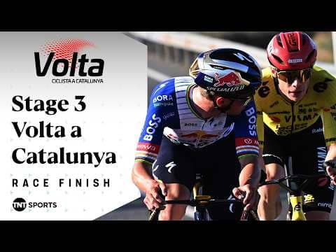 DRAMATIC ENDING! 👀 | Men's 2026 Volta a Catalunya Stage 3 Final KM's | TNT Sports Cycling
