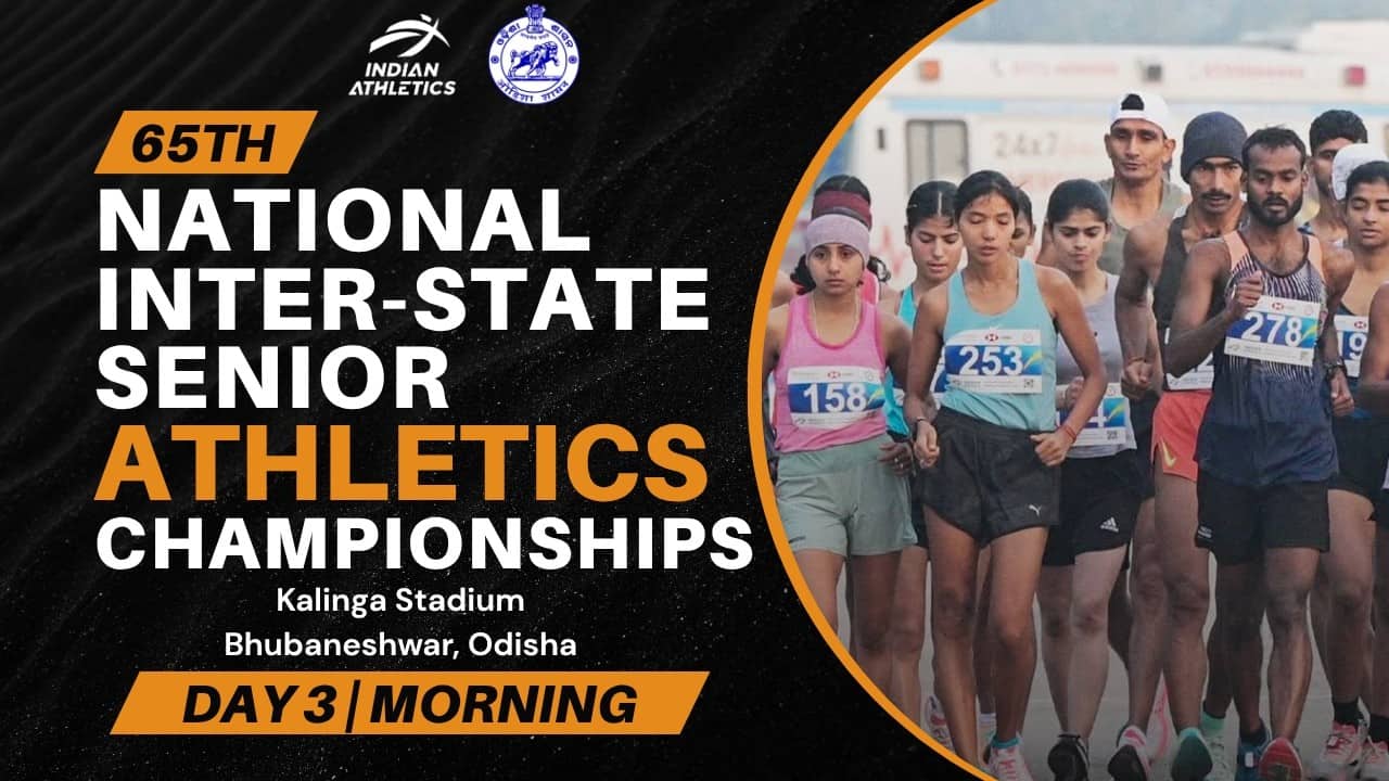 Day 3 LIVE (Morning Session) | 65th National Inter State Senior Athletics Championship 2026