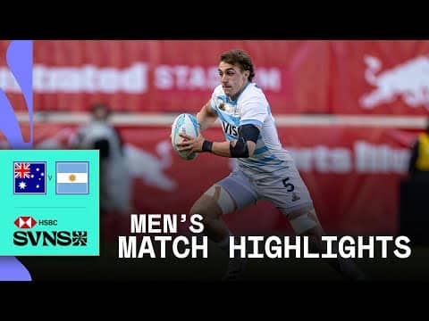BATTLE for bronze 🥉 | Australia v Argentina | HSBC SVNS New York 2026 | Match Highlights