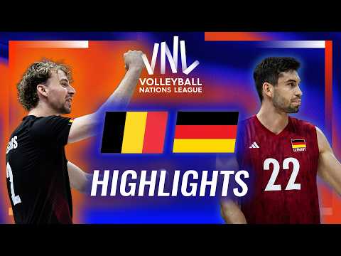 Belgium 🇧🇪 vs. Germany 🇩🇪 - Highlights | Week 2 | Men's VNL 2026