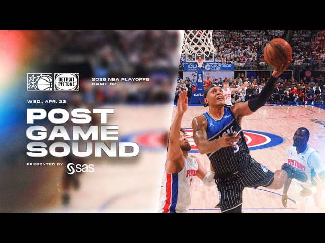 POSTGAME SOUND: ORLANDO MAGIC VS. DETROIT PISTONS | COACH MOSE, JALEN SUGGS & PAOLO BANCHERO