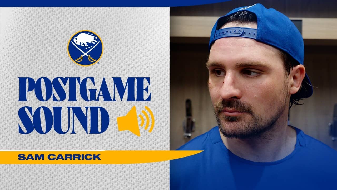"Just Do Our Job" | Sam Carrick After 4-1 Win Over Los Angeles Kings | Buffalo Sabres