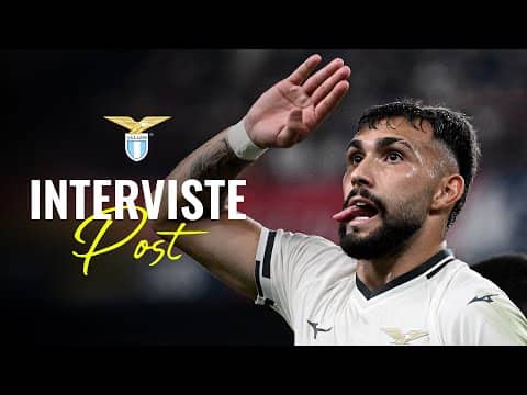 🗣️  LE INTERVISTE A MISTER SARRI, CASTELLANOS, CANCELLIERI E BASIC | GENOA-LAZIO 0-3