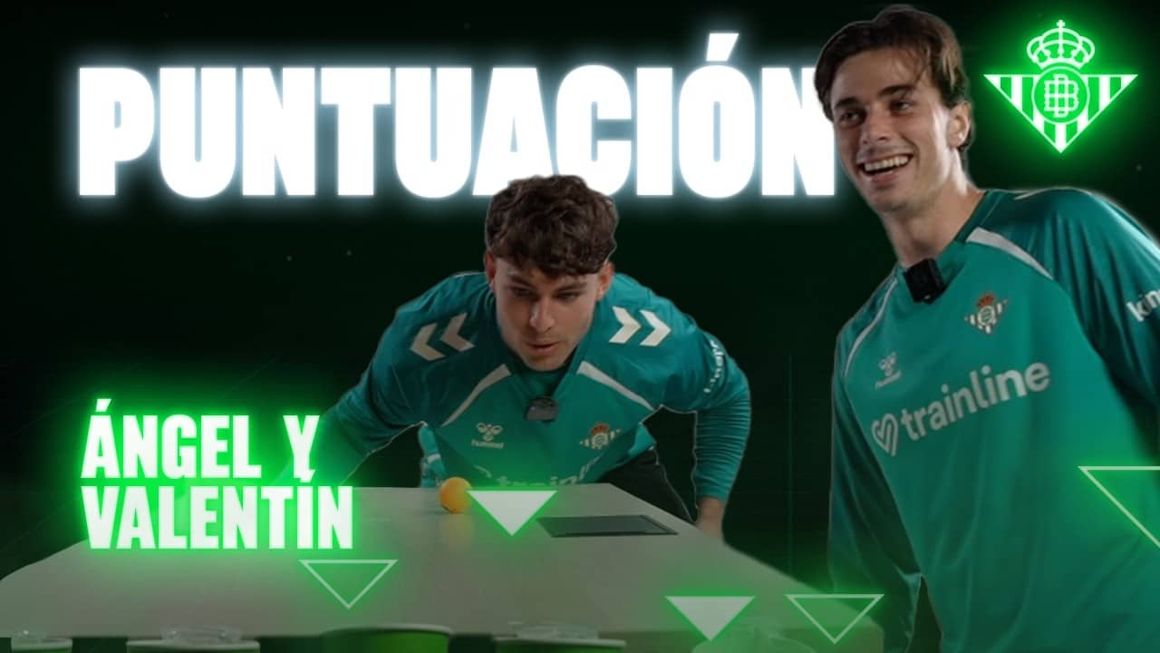 RETO de PUNTUACIÓN con Valentín Gómez y Ángel Ortiz 🎾🔢 | CHALLENGE | Real Betis Balompié