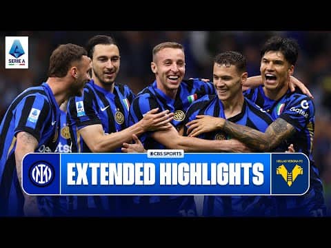 Inter vs. Hellas Verona: Extended Highlights | Serie A | CBS Sports Golazo
