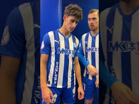 La primera de Mañas en Mendi 🏟️💙 #AlavésSevilla #CopaDelReyMAPFRE