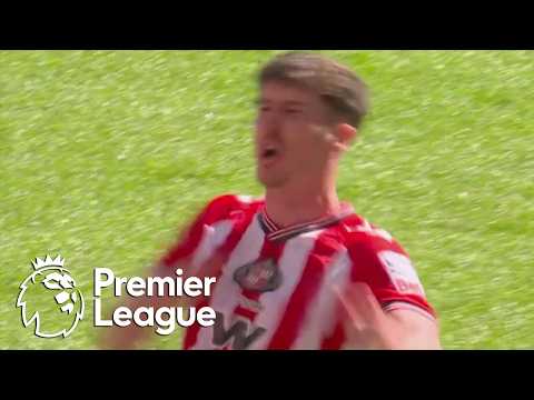 Trai Hume volleys Sunderland 1-0 ahead of Chelsea | Premier League | NBC Sports