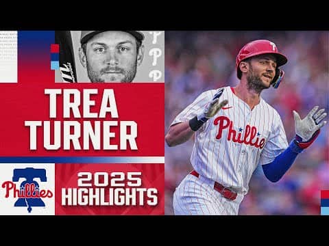 NL Batting Average CHAMP! 🔔 Highlighting Trea Turner's BEST MOMENTS with the Phillies in 2025!