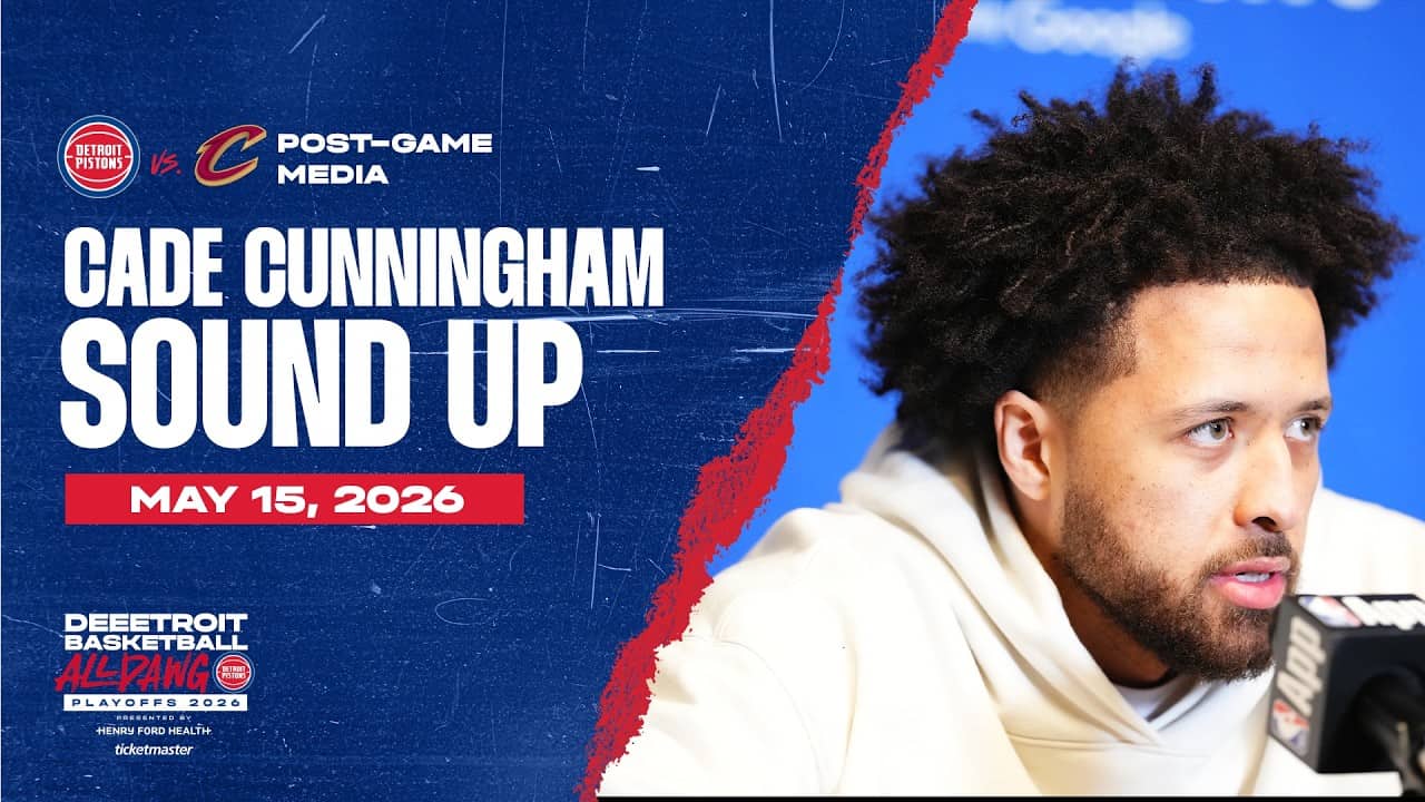 Round 2 Game 6: Post-Game Press Conference: Cade Cunningham | Pistons vs. Cavs | 05.15.26