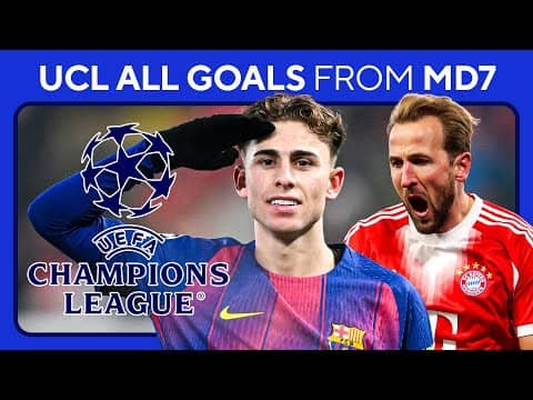 ALL GOALS in MD7 of the UEFA Champions League: January 21, 2026 | Lopez & Kane DOUBLE