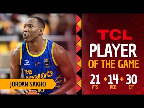 Jordan Sakho (21 PTS) | TCL Player Of The Game | COD 🇷🇼 vs COD 🇨🇩 | #AfroBasket 2025