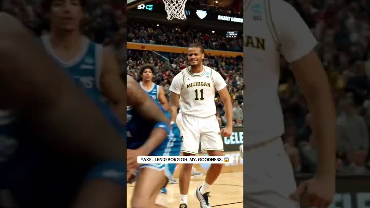 YAXEL LENDEBORG POSTER DUNK 😱 #shorts