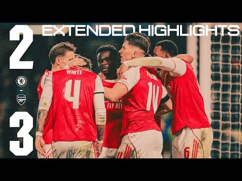 EXTENDED HIGHLIGHTS | Chelsea vs Arsenal (2-3) l White, Gyokeres & Zubimendi goals l Carabao Cup