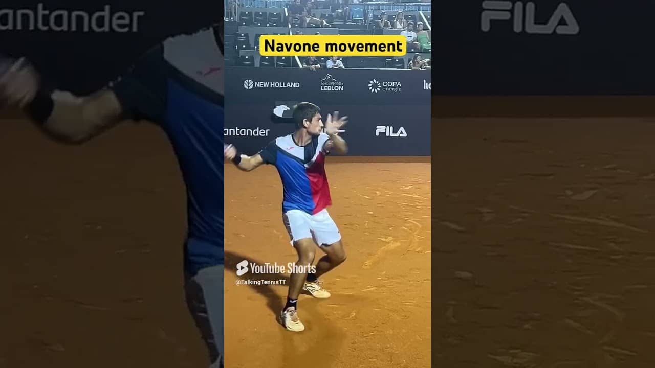 Navone incredible closeup during Rio Open; Why are so many Italians at the top of men's tennis? #atp