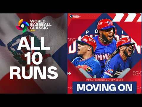 PLATANO POWER! 💪 Team Dominican Republic slugs their way to the World Baseball Classic semifinals!