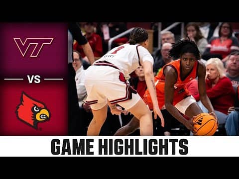 Virginia Tech vs. Louisville Full Game Replay | 2025-26 ACC Women's Basketball