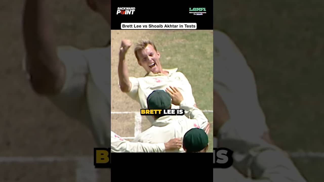 Shoaib Akhtar Vs Brett Lee in Tests?! | #shorts #shoaibakhtar #brettlee