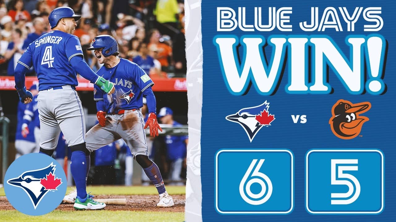 Blue Jays score SIX unanswered runs to steal win in Baltimore!