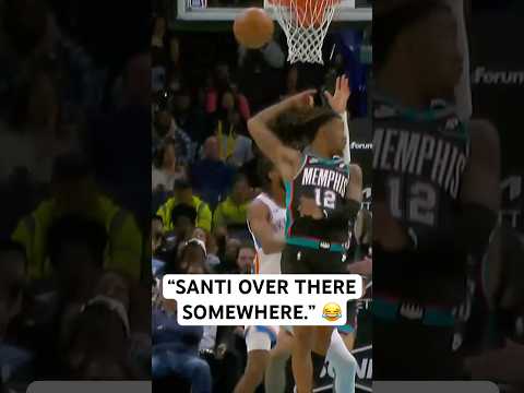 Ja with the over the head dime to Santi Aldama