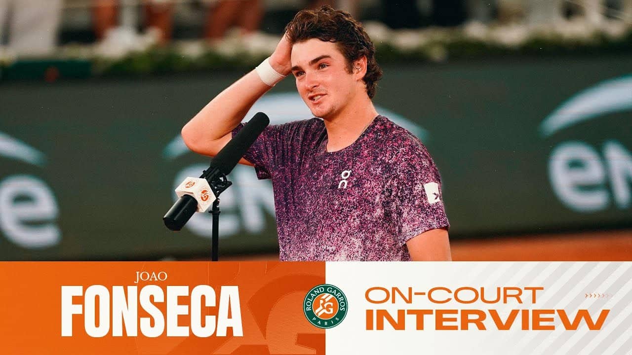 Joao Fonseca | Round 3 on-court Interview | Roland-Garros 2026