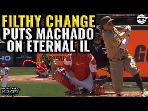 Manny Machado gets put on his Butt.
