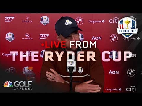 Luke Donald: We wanted to 'create history' for Europe | Live From the Ryder Cup | Golf Channel