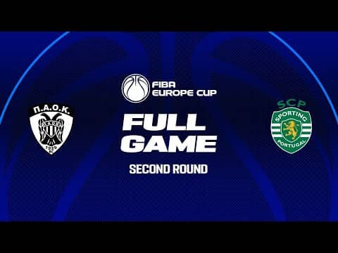 LIVE - PAOK BC v Sporting CP | FIBA Europe Cup 2025-26 | Second Round
