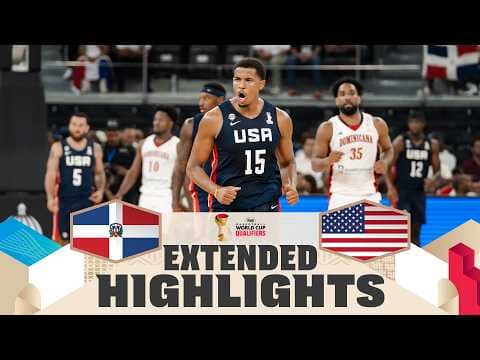 DOM 🇩🇴 v USA 🇺🇸 | Extended Highlights | FIBA Basketball World Cup 2027 Americas Qualifiers