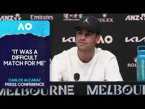 Carlos Alcaraz Press Conference | Australian Open 2026 First Round