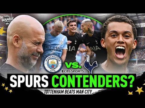 Manchester City vs. Tottenham | Palhinha & Johnson WIN IT for Spurs | EPL REACTION | Golazo Matchday