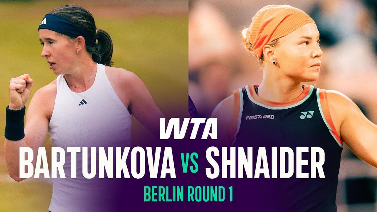 Nikola Bartunkova vs. Diana Shnaider  | 2026 Berlin Round 1 | WTA Match Highlights