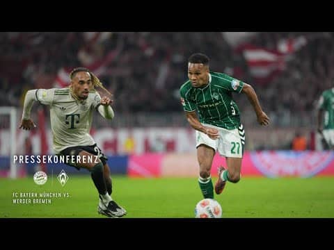 PRESSEKONFERENZ NACH BAYERN I FC Bayern München vs. Werder Bremen