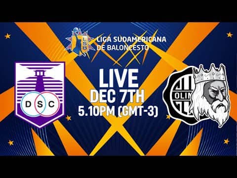 LIVE - Defensor v Olimpia Kings  | Liga Sudamericana de Baloncesto FIBA 2025 | 3RD PLACE GAME