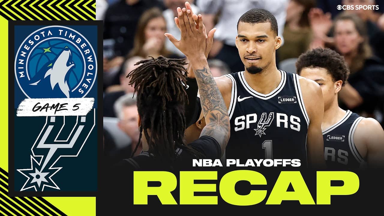 Spurs cruise past Timberwolves, take 3-2 series lead | 2026 NBA Playoffs