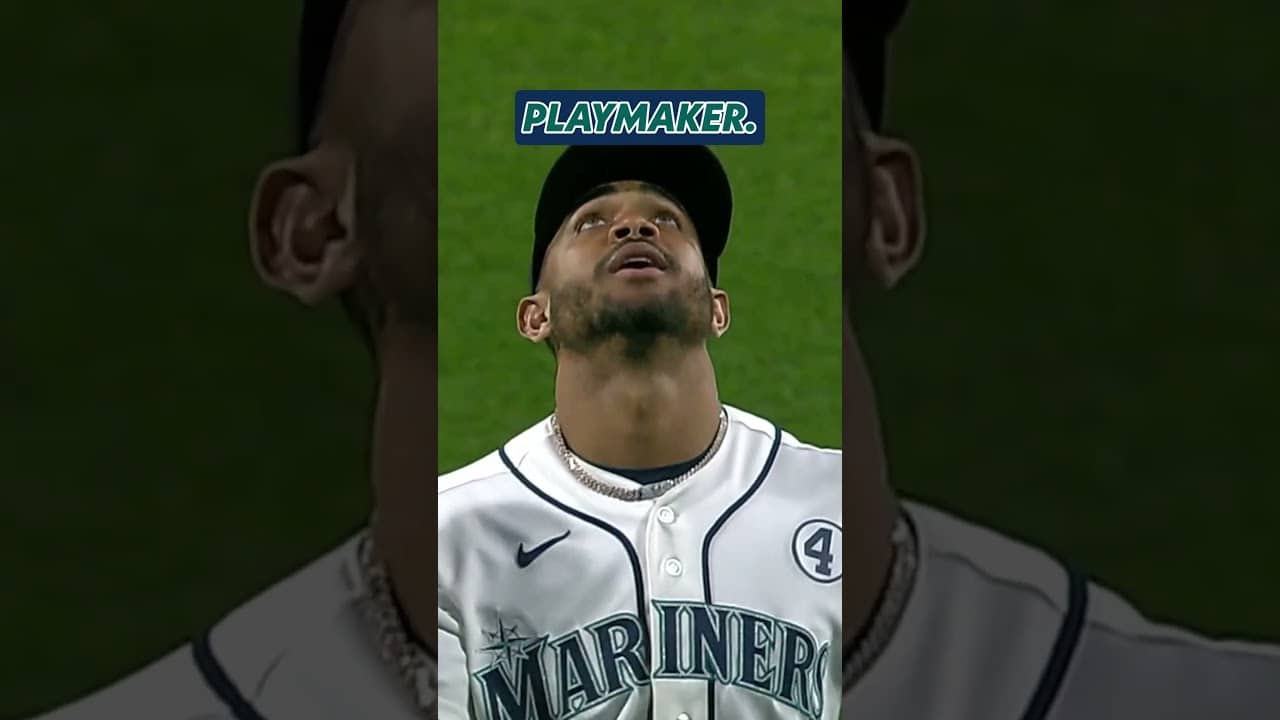 Colt Emerson. Playmaker.  #mlb #baseball #mariners #highlights