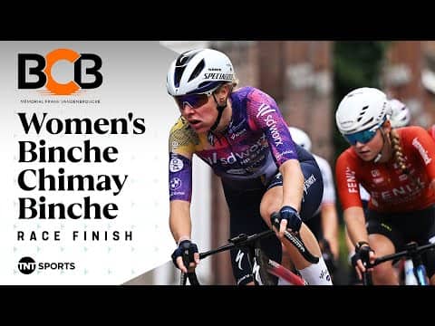 WHAT A SPRINT! ⚡️ | 2025 Women's Binche Chimay Binche Final KM's | TNT Sports Cycling