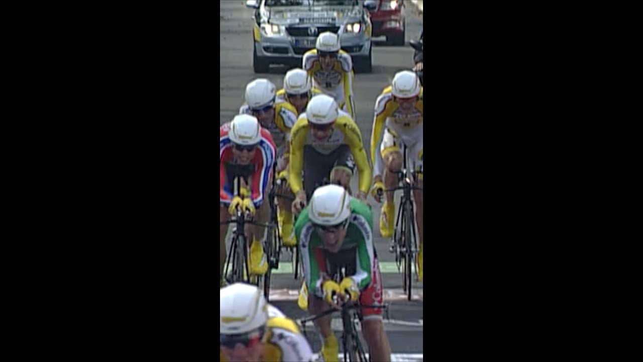 OTD in 2009: Mark Cavendish takes the pink jersey as HTC Columbia won the Team time-trial 🩷🎞️